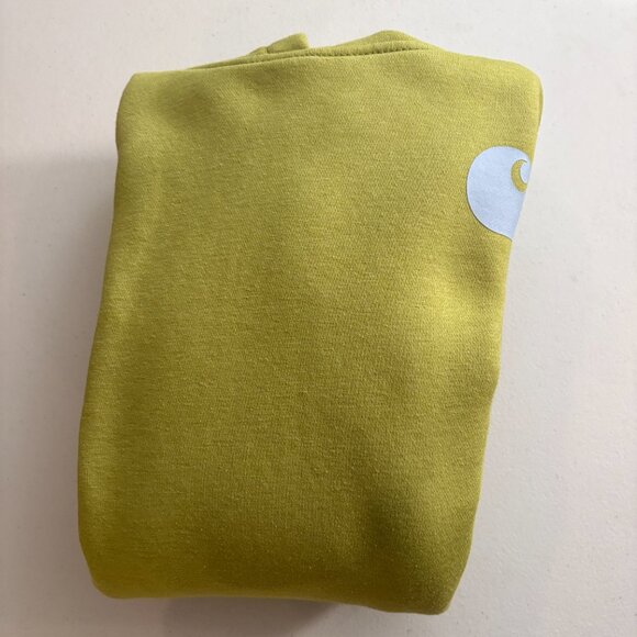 Carhartt Relaxed Fit Green Modern 2023 Logo Pullover Sweatshirt Men's Size M - Picture 9 of 9